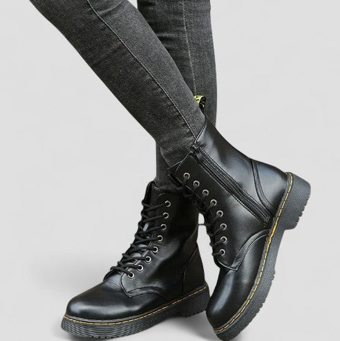 Orthopädische Schnürstiefeletten für Damen, lässiger Komfort-Stil 1
