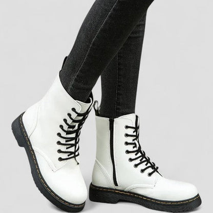 Orthopädische Schnürstiefeletten für Damen, lässiger Komfort-Stil 4