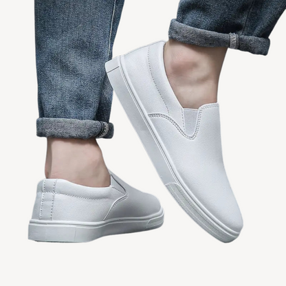 Orthopädische Slipper aus Kunstleder für Herren | Loravelle 3