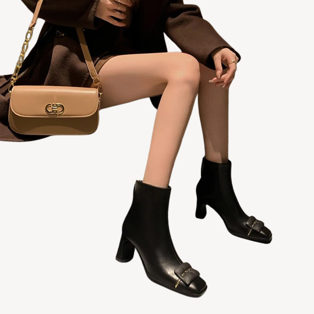 Orthopädische Stiefeletten für Damen mit Schleifendetail | Loravelle 2