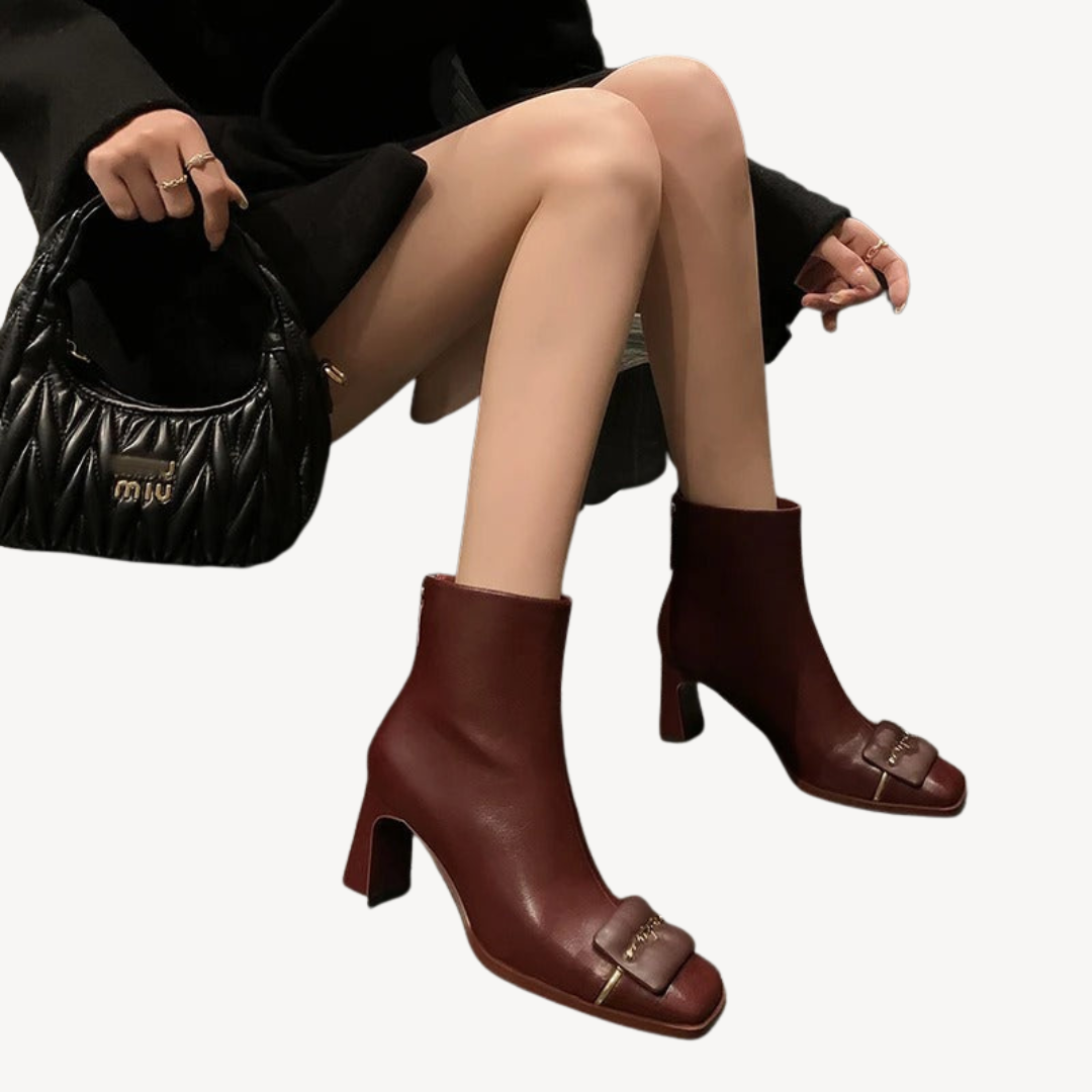 Orthopädische Stiefeletten für Damen mit Schleifendetail | Loravelle 3
