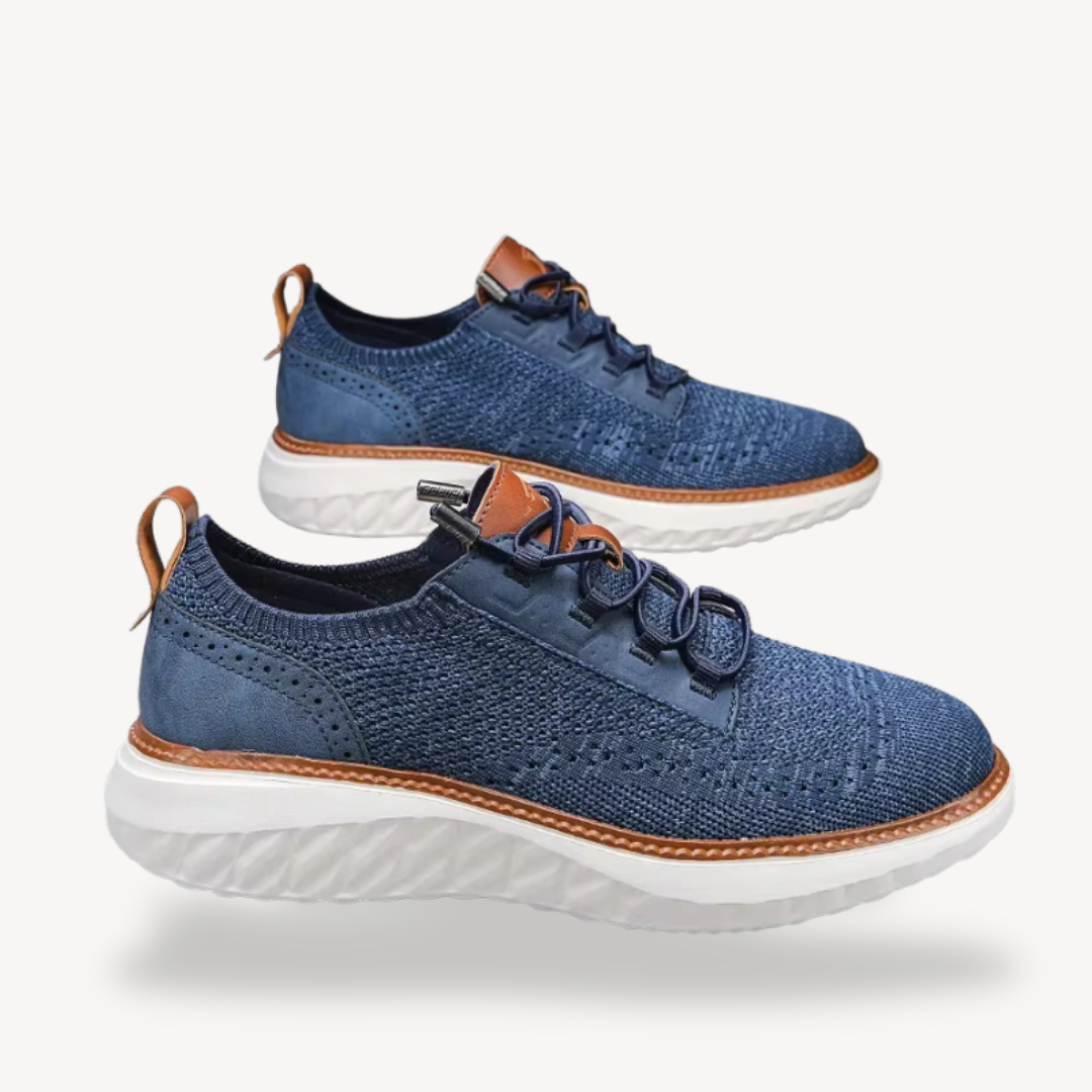 Orthopädische Strick-Gehschuhe für Herren aus Mesh | Loravelle 2