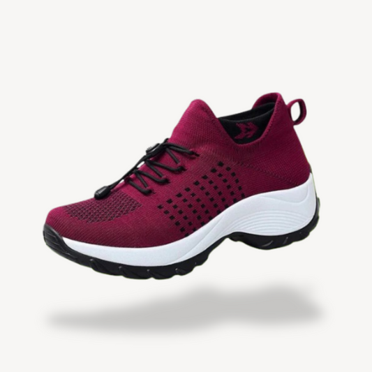 Orthopädische Strick-Wanderschuhe Damen | Loravelle 0
