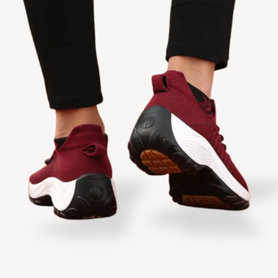 Orthopädische Strick-Wanderschuhe Damen | Loravelle 2