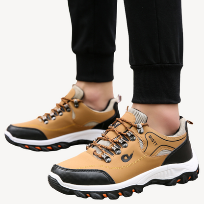 Orthopädische Wanderschuhe für Herren aus Leder | Loravelle 3