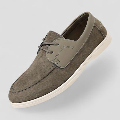 Orthopädische Wildleder-Loafer zum Schnüren für Herren 2