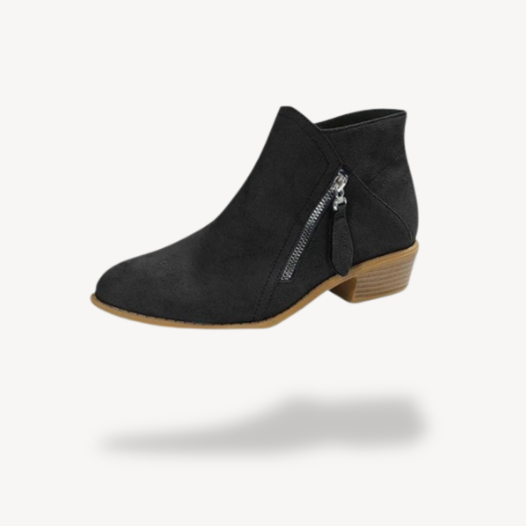 Orthopädische Wildlederstiefeletten Damen | Loravelle 2