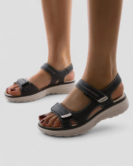 Orthopädische, verstellbare Komfort-Wandersandalen für Damen 0