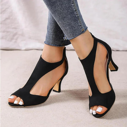 Damen Sandalen Offener Zehenbereich Stiletto Absatz