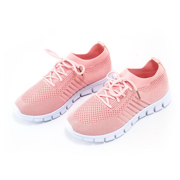 Damen Sneaker Mesh Bequem Slip On Schuhe
