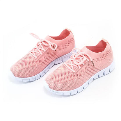 Damen Sneaker Mesh Bequem Slip On Schuhe