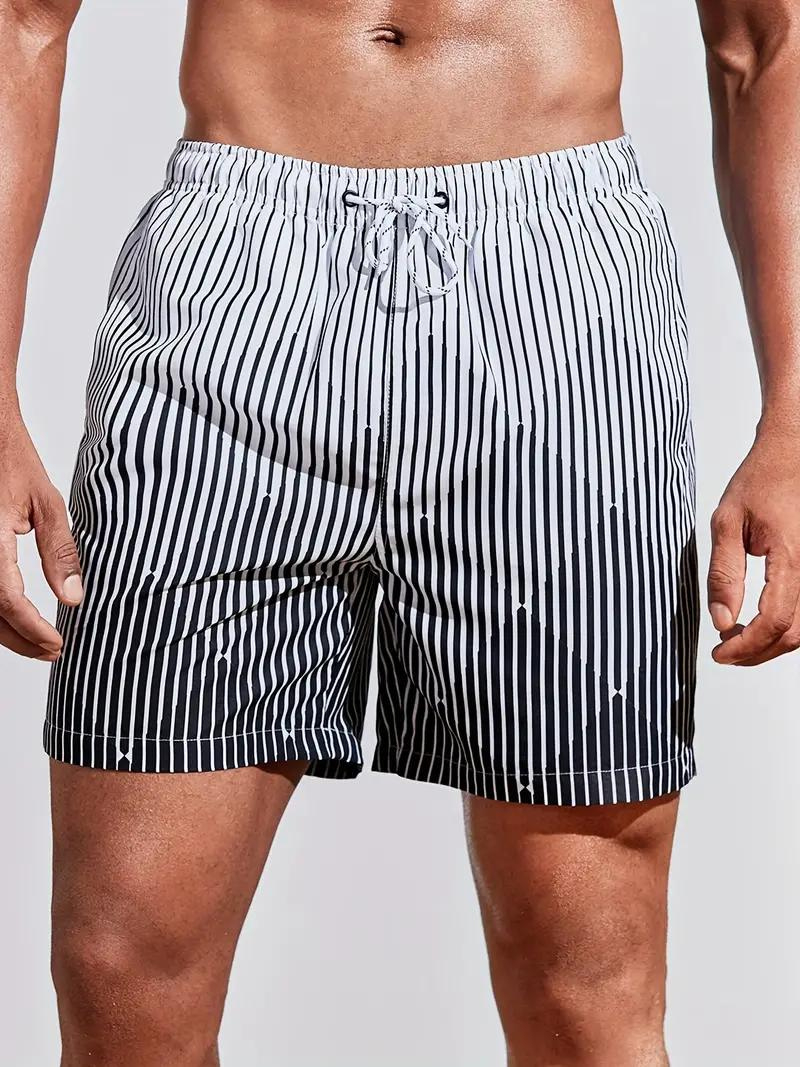 Herren Badehose Gestreift mit Kordelzug - BerlinGlamour