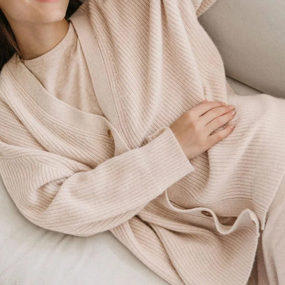 Großer Damen-Cardigan Oversized Weich