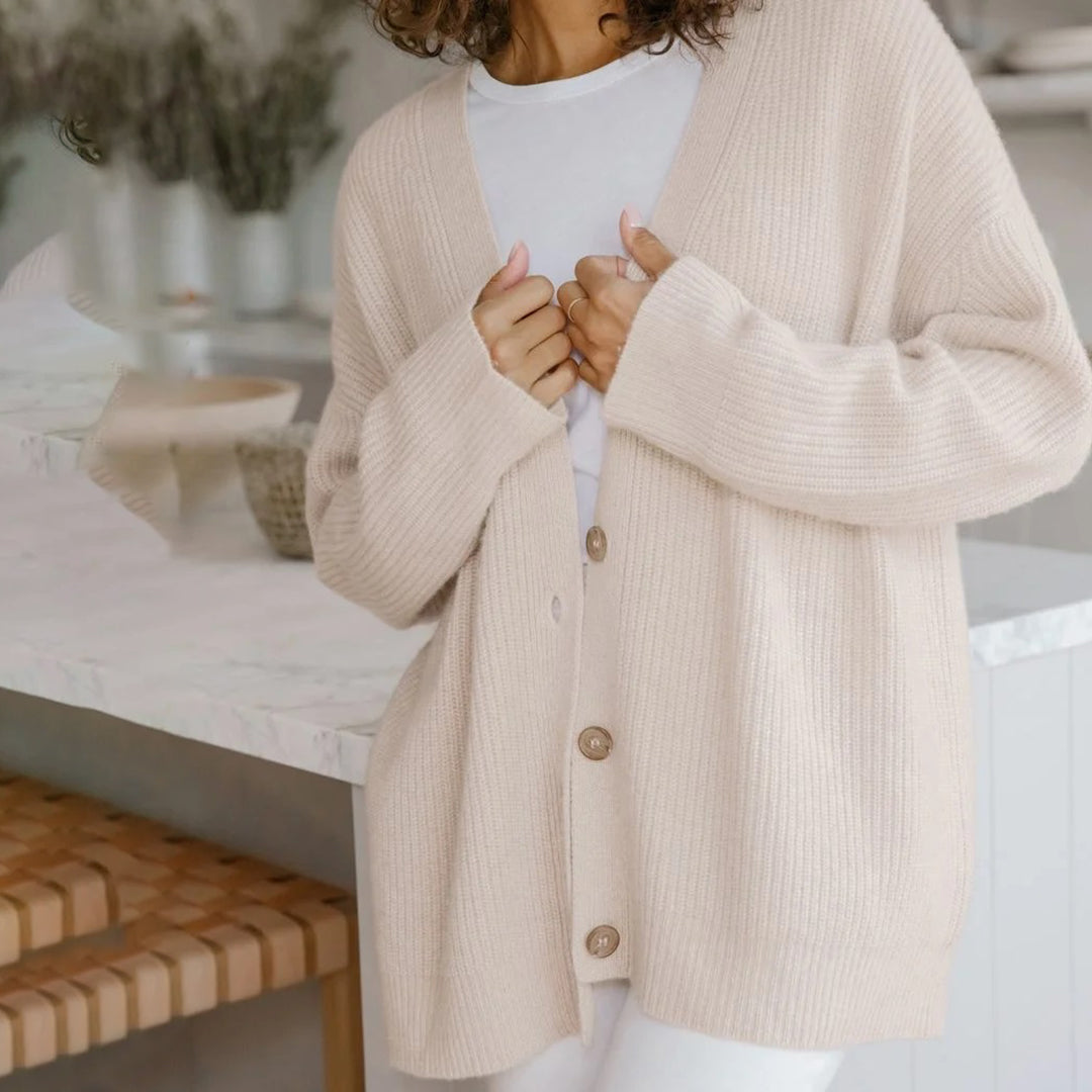 Großer Cardigan Damen Oversized Warm