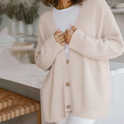 Großer Cardigan Damen Oversized Warm