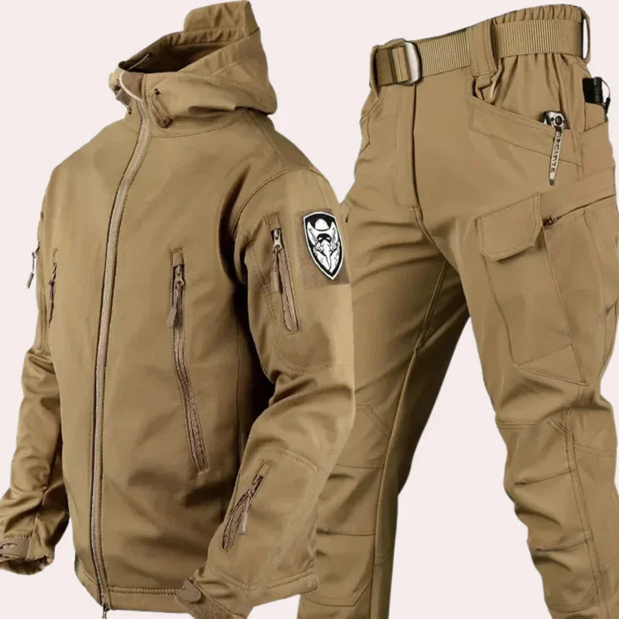 Wasserdichte Militärjacke und Hose Herren Outdoor - BerlinGlamour