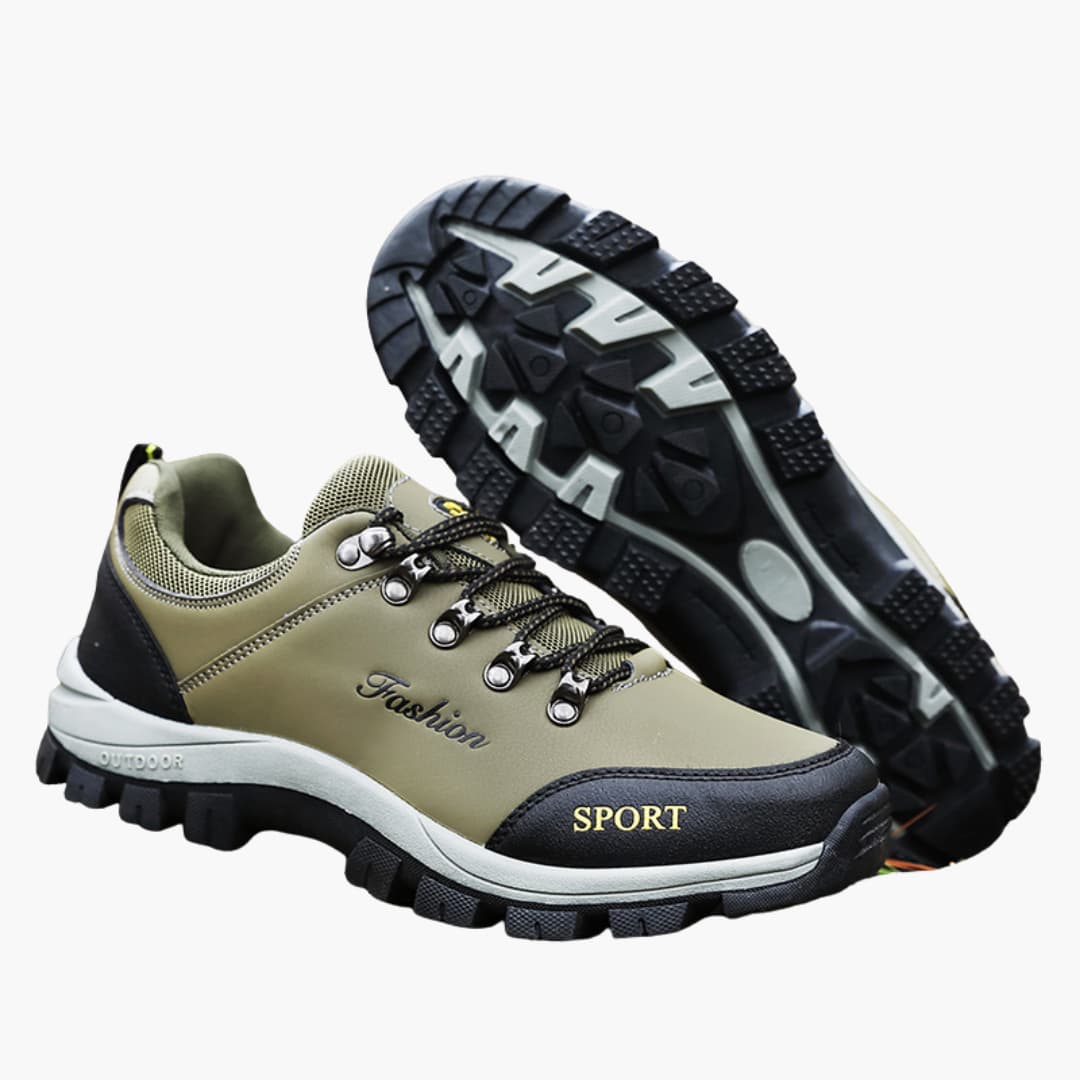 Outdoor-Wanderschuhe für Herren mit Schnürverschluss und strukturierter Sohle 1