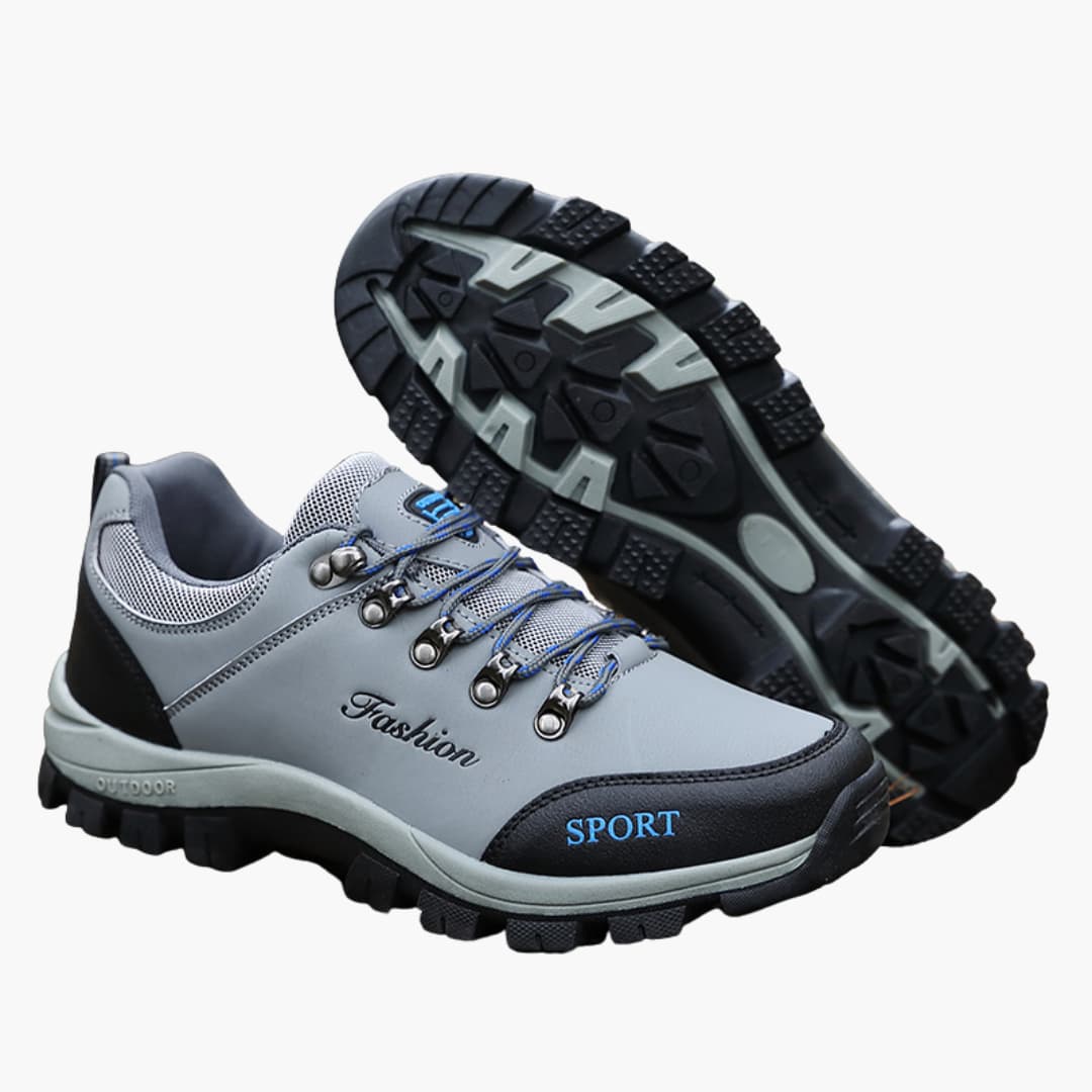 Outdoor-Wanderschuhe für Herren mit Schnürverschluss und strukturierter Sohle 2