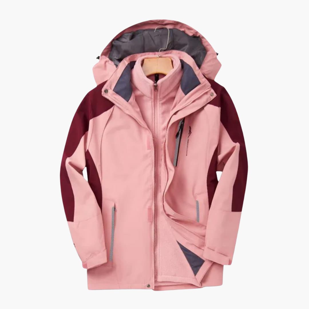 Outdoorjacke für Herren mit Kapuze und Frontreißverschluss 3