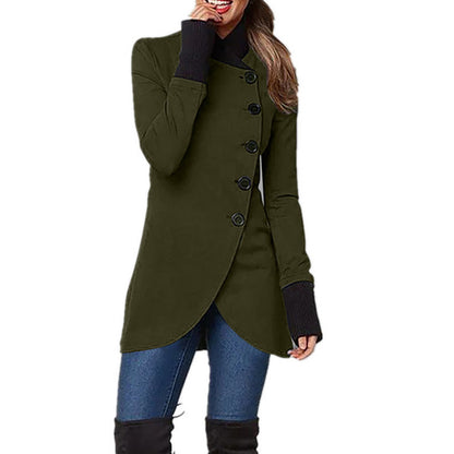Stylische Knopfjacke Damen Winter