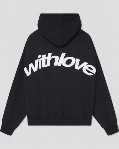 Oversize-Hoodie mit Streetstyle-Grafikprint auf der Rückseite 0