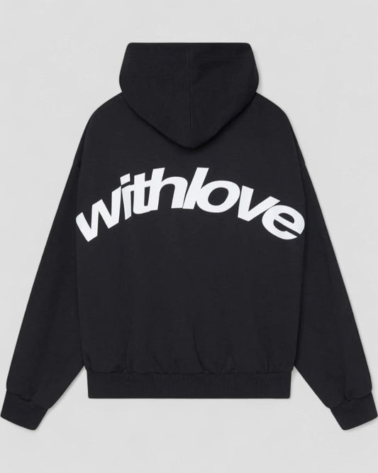 Oversize-Hoodie mit Streetstyle-Grafikprint auf der Rückseite 0