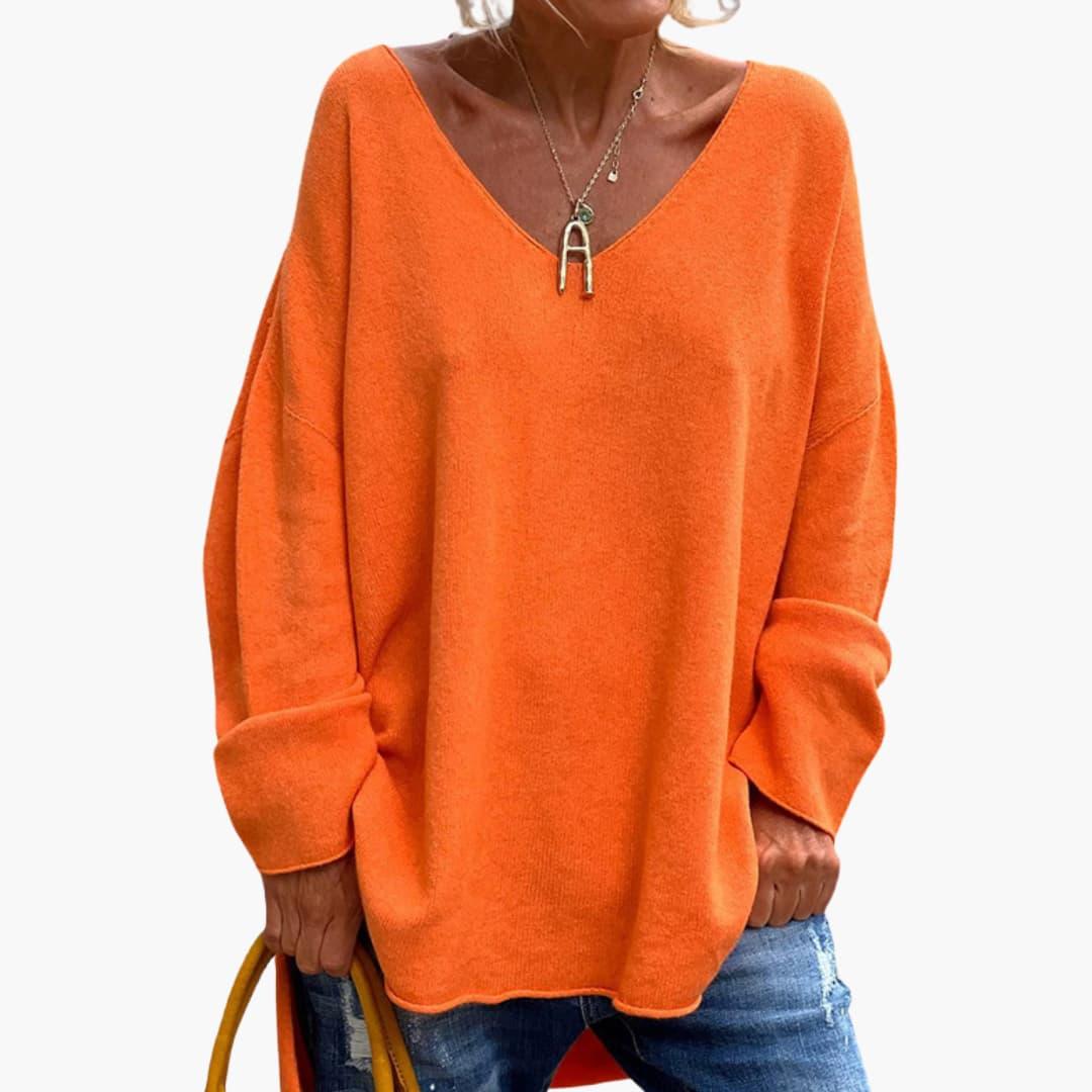 Oversized Langarm Shirt für Damen 1
