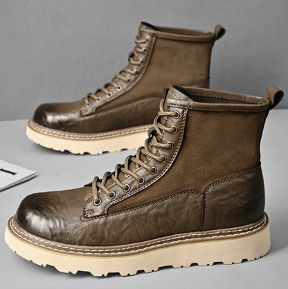 Leder Stiefel Herren Elegant Hochwertig Schwarz - BerlinGlamour