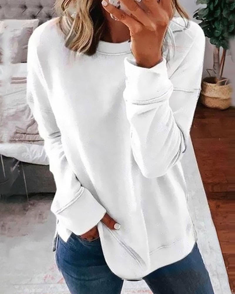 Weiches Damen Sweatshirt Bequem Komfortabel