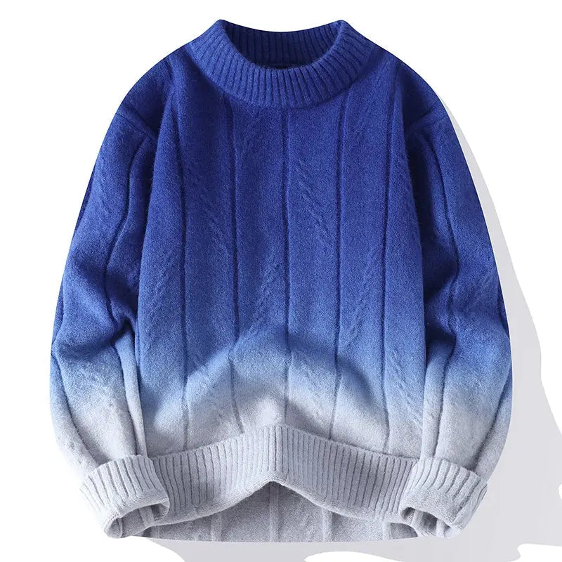 Herren Strickpullover in Farbverlauf