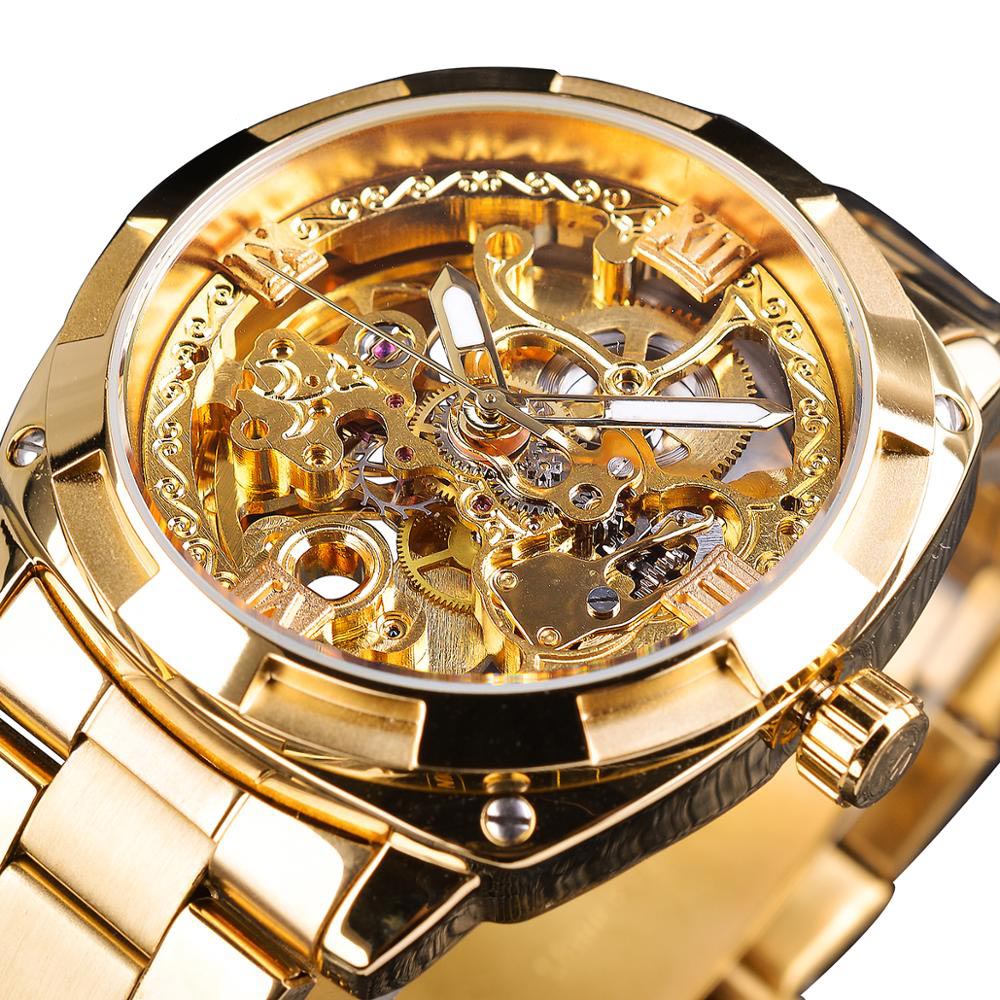 Herrenuhr Elegante Edelstahl Transparent - BerlinGlamour
