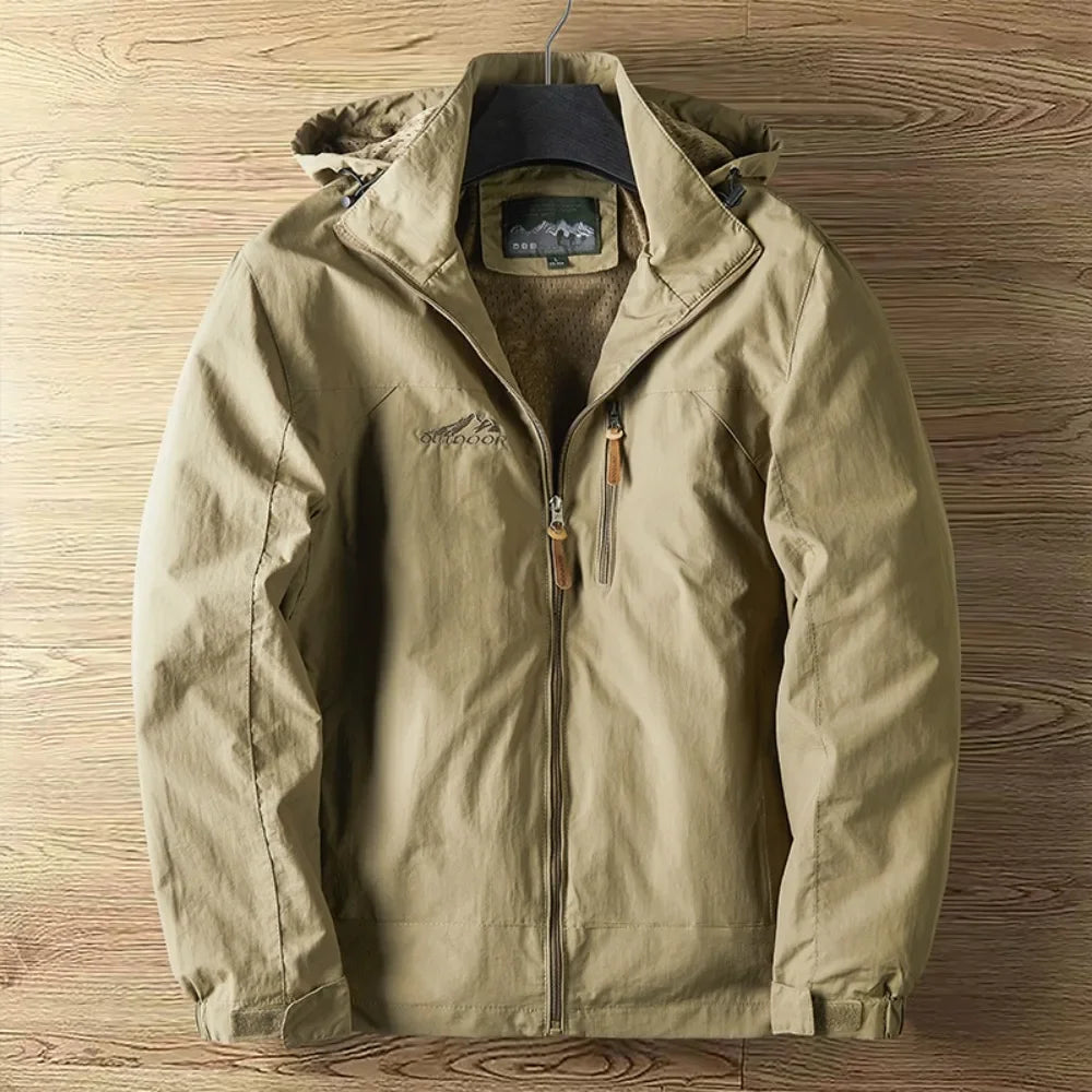 Wasserdichte Herren Outdoorjacke Atmungsaktiv