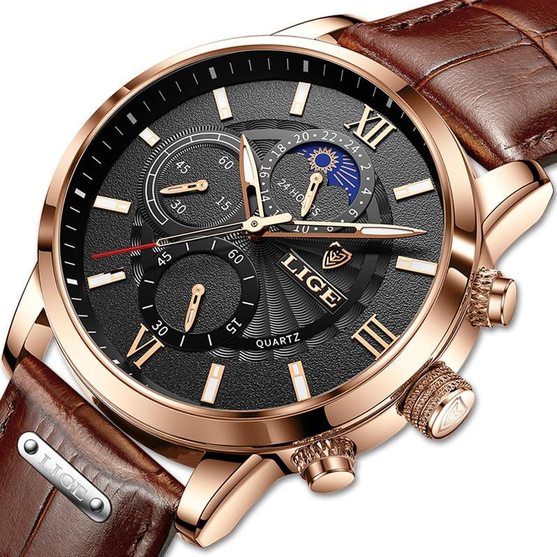 Herren Sportuhr Klassisch Elegant LED