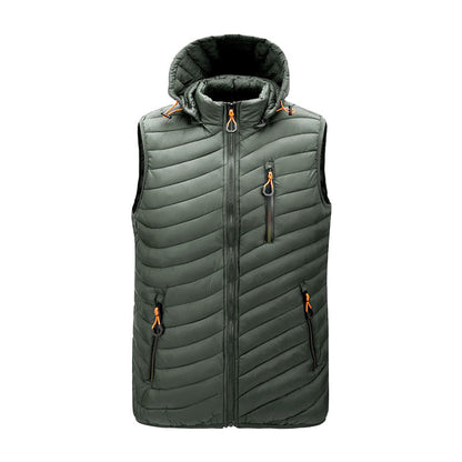 Herren Daunenweste Thermoisoliert Warm Winter