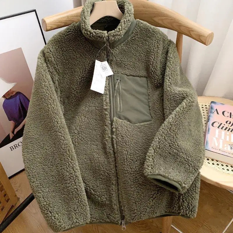 Fleecejacke Warm Winterjacke Damen Herren