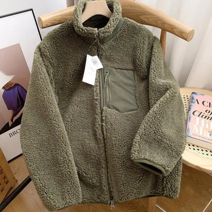 Fleecejacke Warm Winterjacke Damen Herren