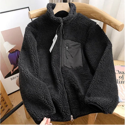 Fleecejacke Warm Winterjacke Damen Herren