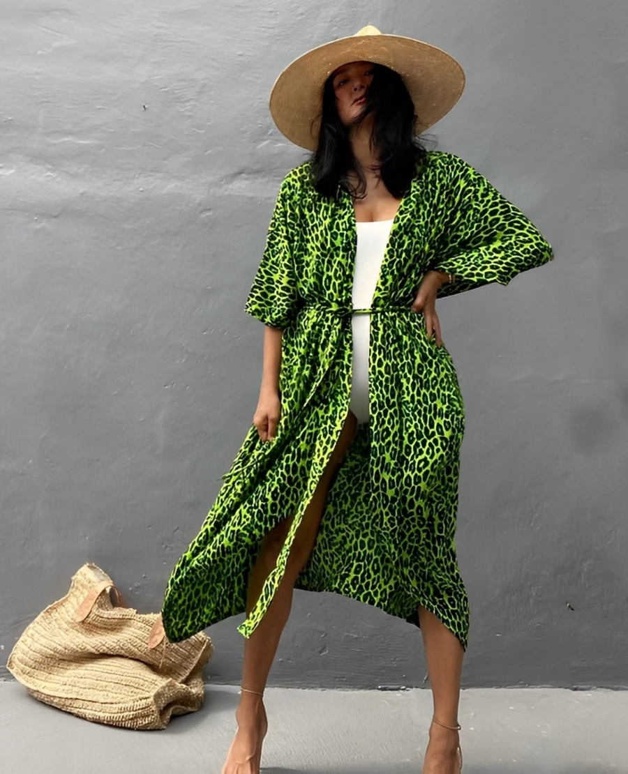 Palm Isle Sexy Kimono Robe