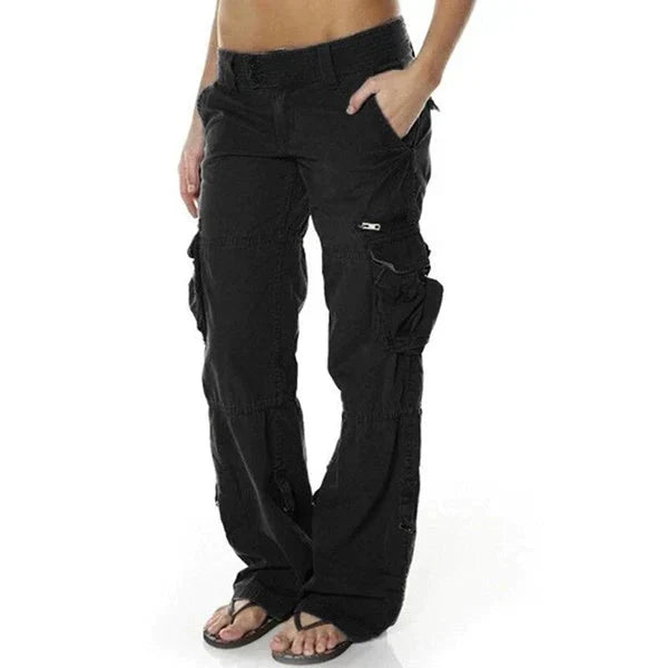Damen Cargohose Stretch Modern Frauenhose - BerlinGlamour
