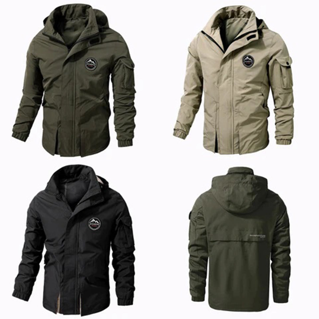 Parka-Jacke – wind- und wasserdichte Outdoor-Jacke mit Kapuze für Herren-Chaps Herrenmode