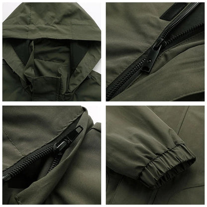 Parka-Jacke – wind- und wasserdichte Outdoor-Jacke mit Kapuze für Herren-Chaps Herrenmode
