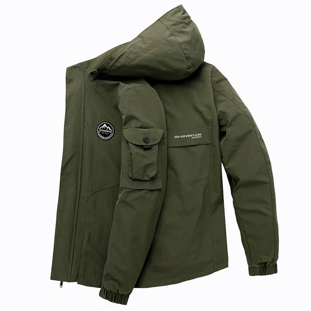 Parka-Jacke – wind- und wasserdichte Outdoor-Jacke mit Kapuze für Herren-Chaps Herrenmode