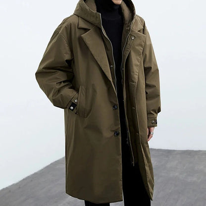 Männer Winterparka Übergröße mit Kapuze Warm - BerlinGlamour