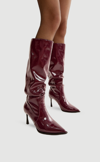Hohe Stiefel Damen Kniehoch Schuhe Stiletto - BerlinGlamour