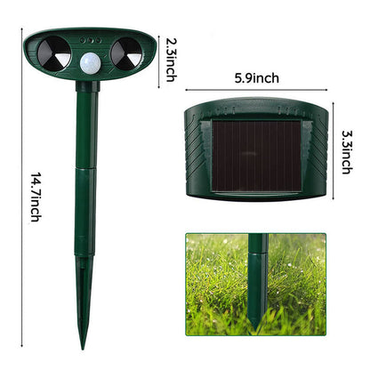 Ultrasonic Tierabwehr Solarbetriebener Waschbär Repeller