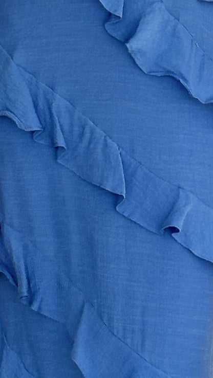 Frauenkleid mit Rüschen Verspielt Elegant