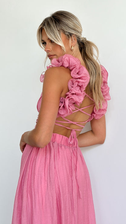 Sommerkleider mit Rüschen Damenkleid Elegant