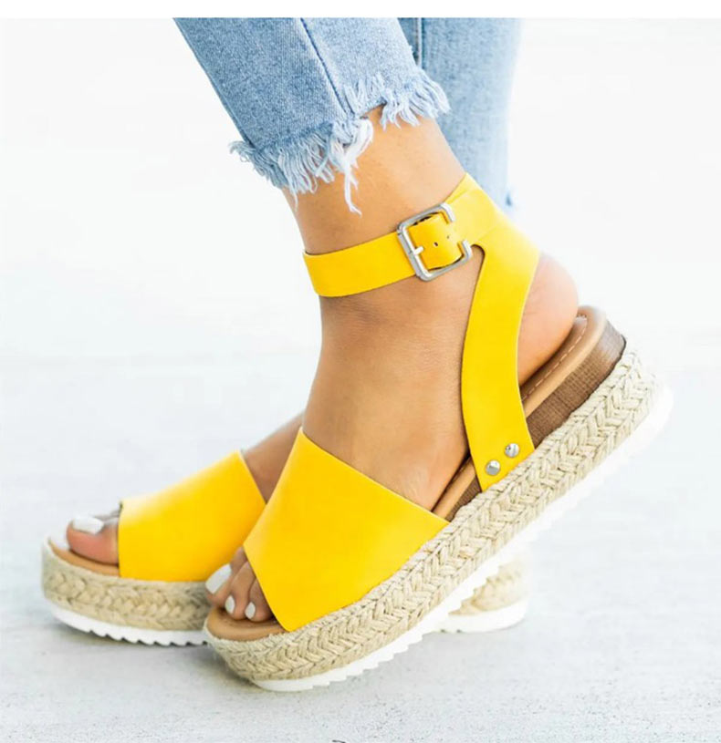 Damen Sandalen Espadrille Schuhe Sommer Knöchelriemen