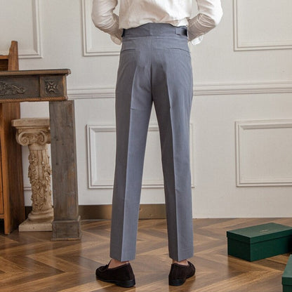 Plisseehose – Stilvolle Herrenhose mit verstellbarem Bund für formelle Anlässe-Chaps Herrenmode