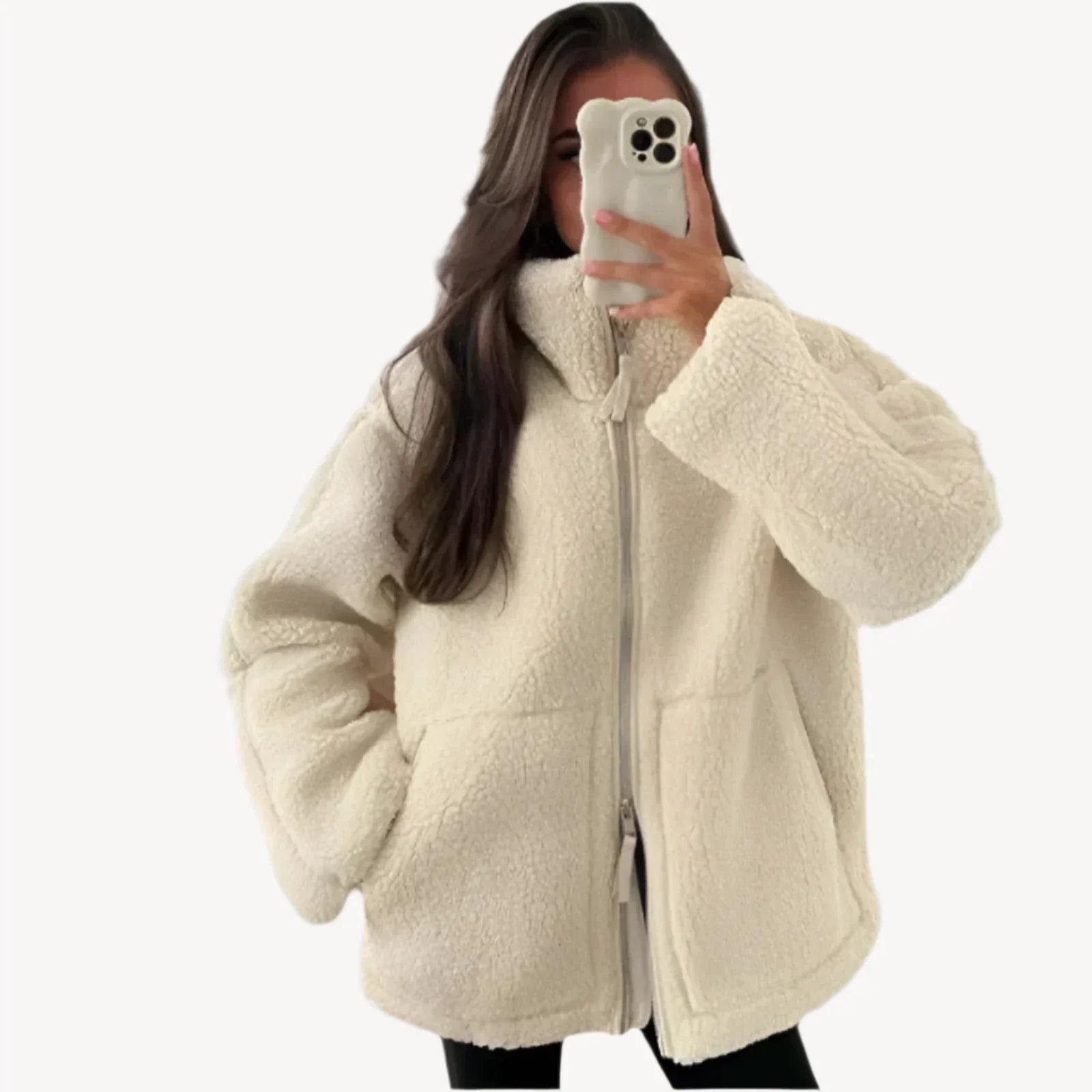 Plüschfleece Jacket für Damen 2